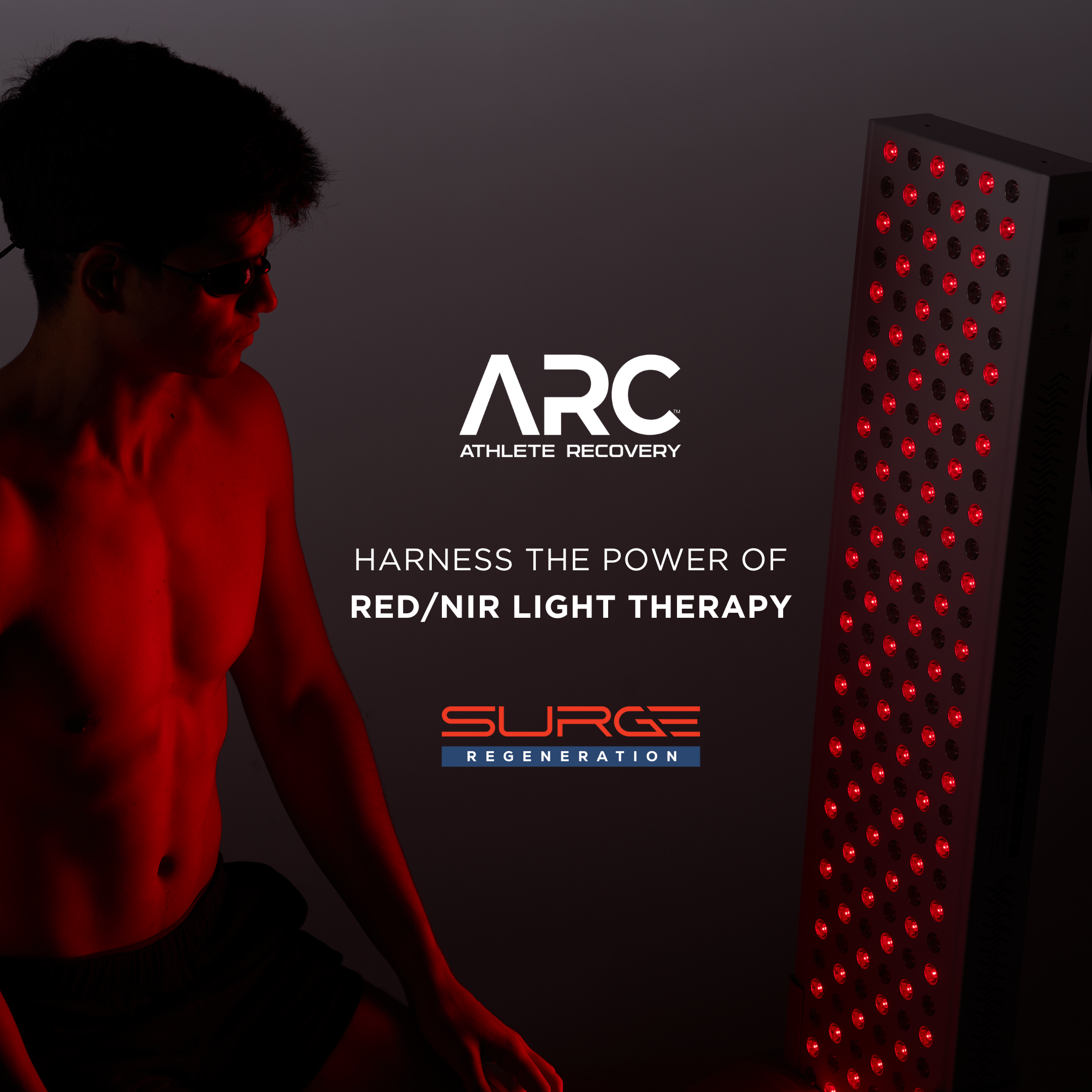 SURGE Regeneration: Red Light Therapy by ARC - Athlete Recovery
